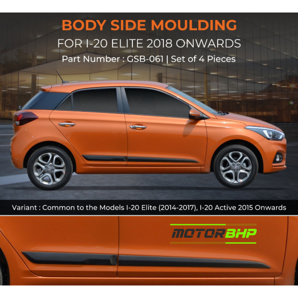 Buy Hyundai i20 Elite Body Side Moulding Car Accessories
